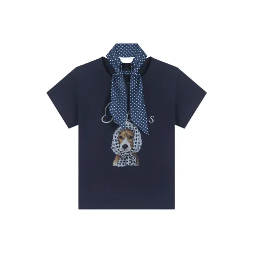 GZQJ Синий Женские T-рубашки