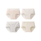 [Тип A Heather Cotton 4 Pack] Кофейная клетка + Полосы + Heather серый + Горчичный