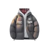 Темно-серая шляпа в клетку