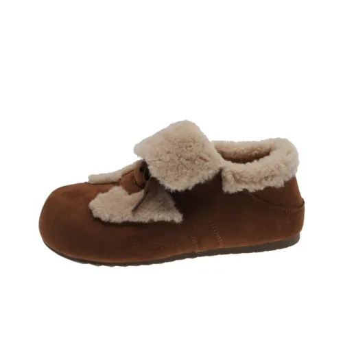 OPOA Низкий Топ Birkenstock Стиль Утепленная Обувь Женская