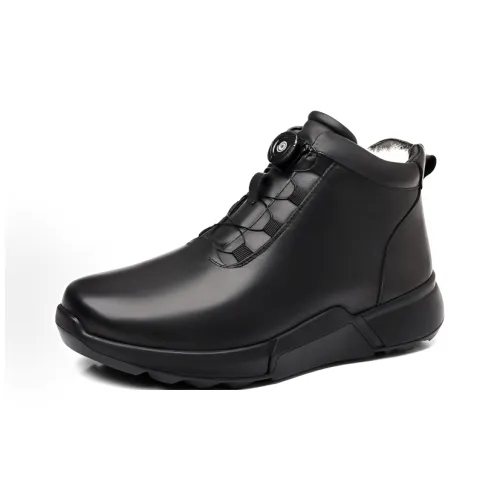 H2 Лицевая коровья кожа с флисовой подкладкой термическая удобная мужская обувь повседневные кожаные туфли для мужчин