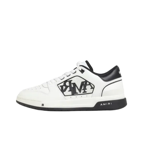 AMIRI Низкие кроссовки для скейтбординга Мужские Черно-белые