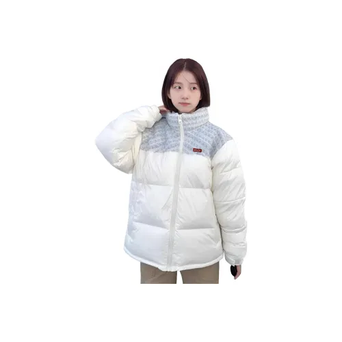 POSIYING Экрю Унисекс Пуховики