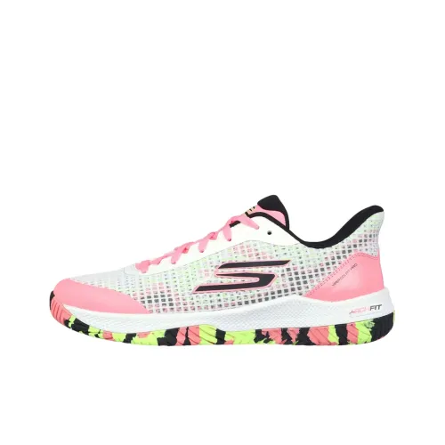 Skechers Viper Court Pro Дышащие и Легкие Низкие Кроссовки для Бега Женские Розовые