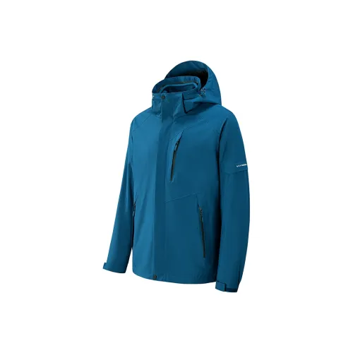 NINEDAO Водонепроницаемый и Дышащий Теплый Ветровка Мужская