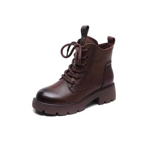 SENJIALUO 11 см Мартин Ботинок 4,5 см Женский