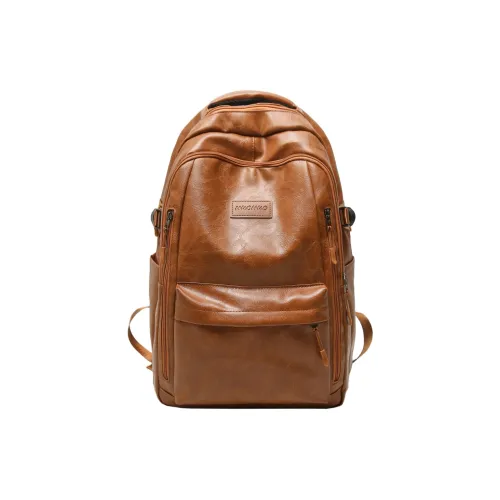 JIELANGSHI ПУ (полиуретан) Рюкзак Стандартный Мужской Черный Кофейный Коричневый