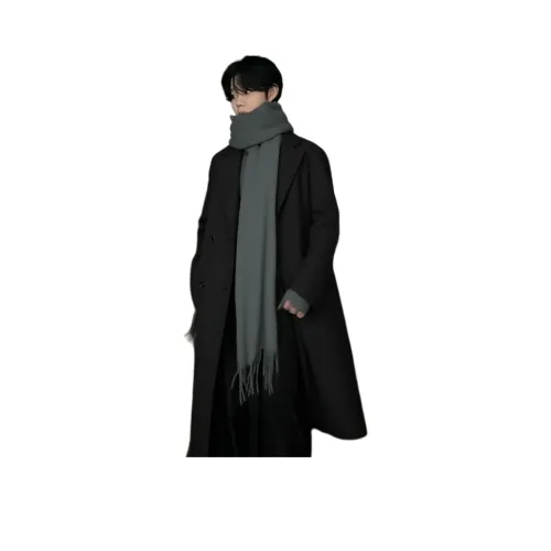 PEA Черное Унисекс Пальто