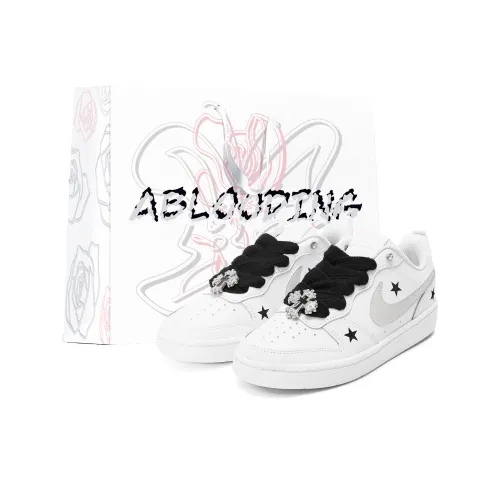 Nike Court Borough Черный Серебряный Звезды KIDS Lifestyle Shoes Подростки