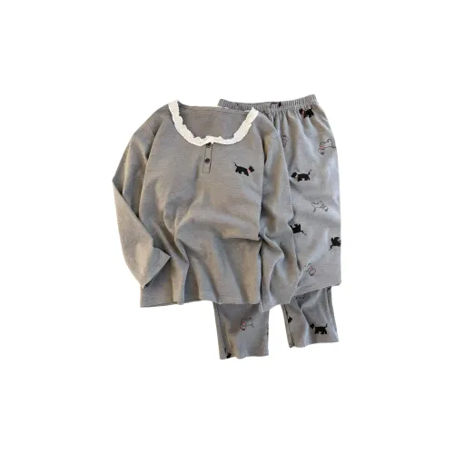 O'MESIK Серый Женский Пижамный Комплект