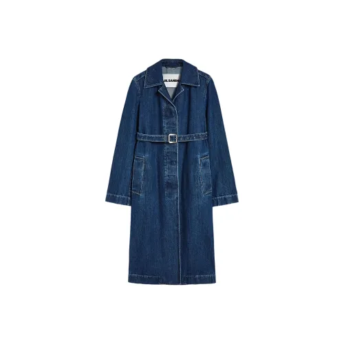 JIL SANDER Protea Синий Женский Тренч