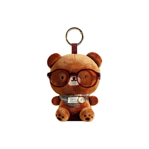 PUDOWRABBIT Cute Cartoon Утонченный Мокко Художественный стиль Милый дизайн с питомцем Украшение Плюшевый Брелок