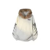 Фотиния Серый (Коричневый меховой воротник)