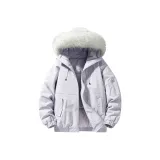 Дымчатый Фиолетовый-Белый Бархат