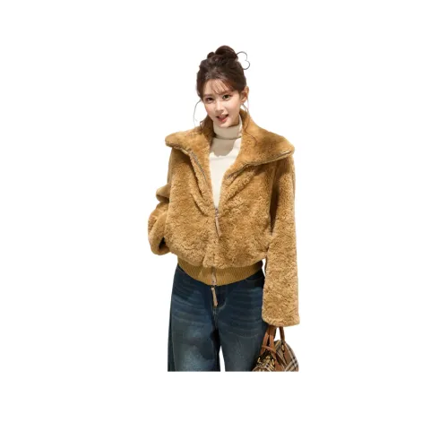 YICHAI Вельвет Feel Пальто Женское