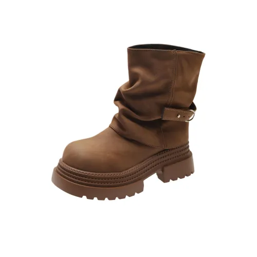 WENPU Короткий MID Ботинки для снега на голень Женские