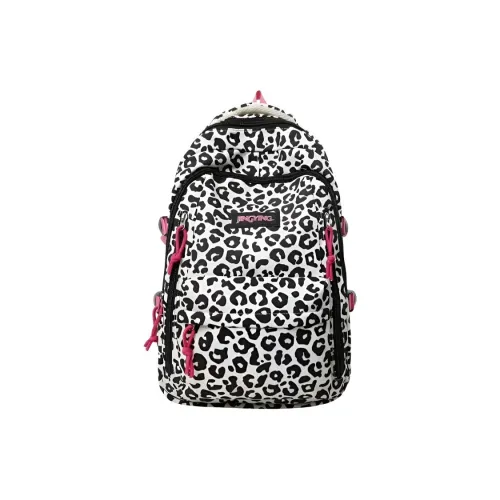 MOK Нейлон Рюкзак Унисекс Леопардовый принт Корова Принт