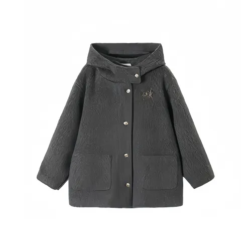 ONE PASS STUDIO Темно-серый Женский Пальто