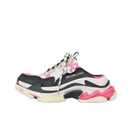 Balenciaga Triple S Стильный Сандалии Женские Белые Черные Розовые