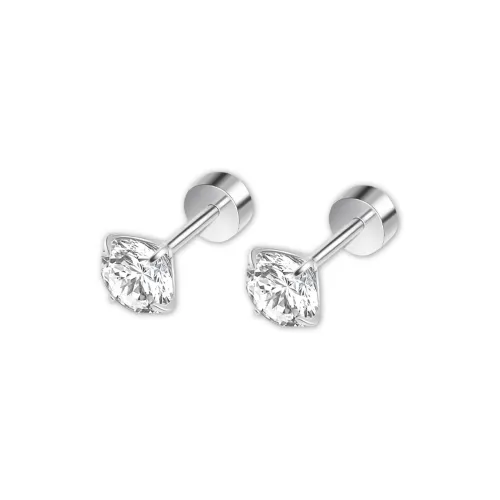 MIYUEZHUBAO Титановые стальные серьги-гвоздики унисекс