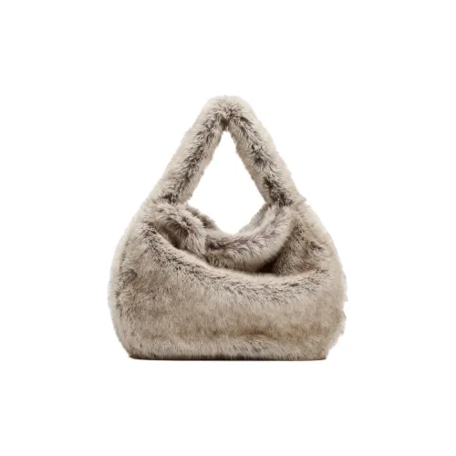 Сумка ZARA Collaboration из полиэстера женская цвет тауповый