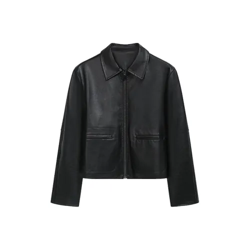 XINTATA Черное Женское Короткое Пальто