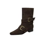 Тёмно-коричневый [Высота каблука 3 см]