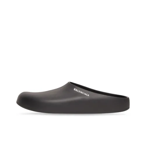 Balenciaga Pool Slide Стильный Сандалии Мужской Черный