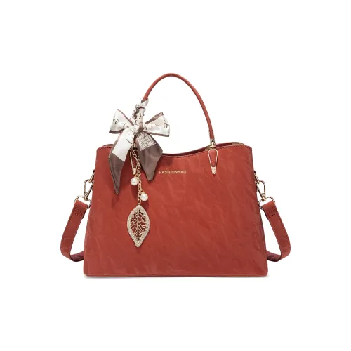 WEINIAO Сумка из синтетической кожи женская замша красного цвета