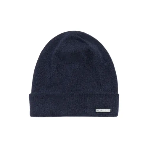 Balenciaga Кашемир Шапки-бини Женские Морской синий