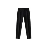 Чёрный, длина до щиколотки, с флисовой подкладкой