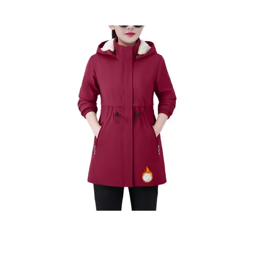 EMINU Женская тренч-куртка