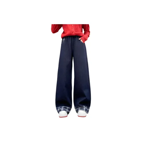 ZHIKE Джинсы Осенние и Зимние Подростки