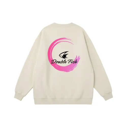 Двойная рыба Унисекс Свитшоты