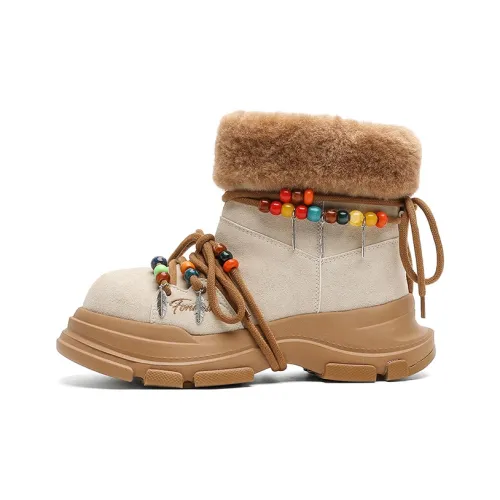 OUBT Эксклюзивный дизайн широкие ботильоны модный винтажный универсальный короткий снегокат унисекс