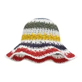 Красный с белой окантовкой