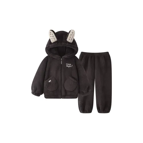 QIAOYUN Черный мужской комплект пижам