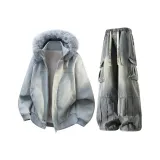 Светло-серый + Грязно-желтый