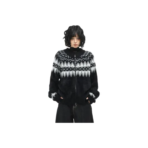 UNA RETA Черный Унисекс Трикотаж