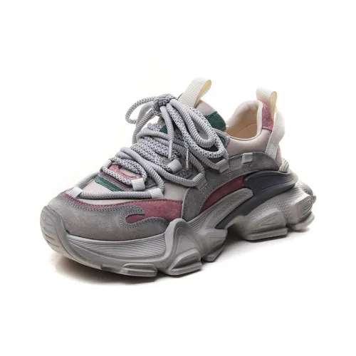 SENJIALUO Амортизация Высота Увеличение Устойчивость к Износу Противоскользящие Толстая Подошва Женские