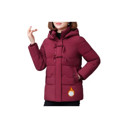 MOUSIDEYOUHUO Традиционный китайский стиль Пуховая куртка Женская