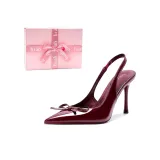 Бургундский бант коробка