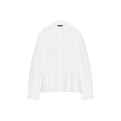 ZARA Collaboration Белые Женские Рубашки