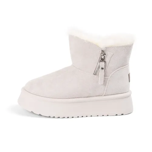 HUANQIU Термический Увеличивающий Высоту Противоскользящий Короткий MID Ботинки для снега Женские