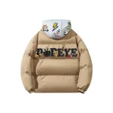 Хаки серый капюшон