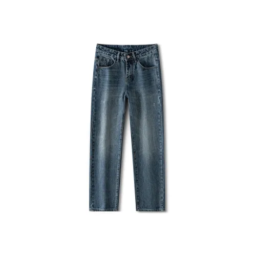 J.F.U Blue Men's Jeans J.F.U Синий Мужской Джинсы