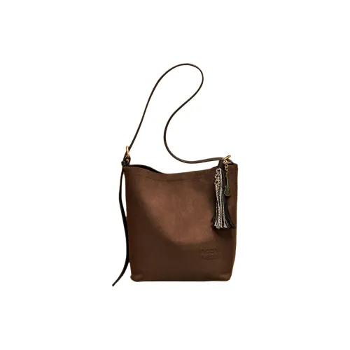 JOSINY Синтетическая кожа текстиль Mosaic сумка через плечо стандартная женская темно-коричневый