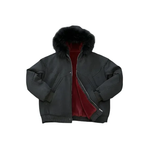 ZOTRANS Черный Красный Унисекс Пуховики