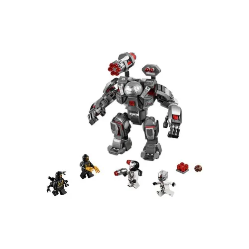 LEGO Super Hero Collection Военная машина Marvel Characters Мстители Heavy Armed Меха Конструкторы 301 600 76124