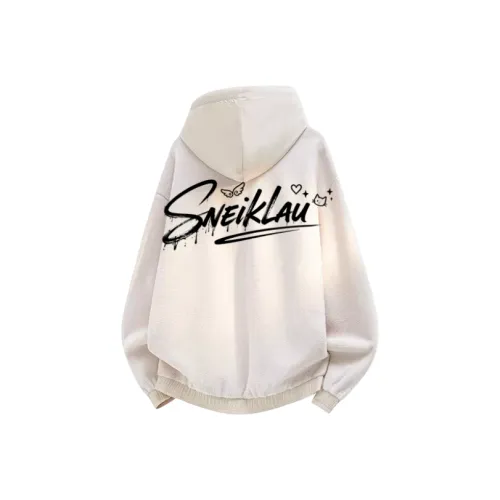 SNEIKLAU Белый Унисекс Свитшоты